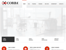 Tablet Screenshot of corba.org